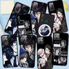 Phone Case for Samsung Galaxy S25 S23 S22 S21 S24 Ultra FE A05 A06 A15 A16 A36 A37 A35 A34 A54 A55 A56 A57 A25 A26 A53 A17 Comics Black Butler Cover