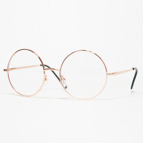 Lapeullolida Santa Gold Glasses With Blue Light Blocking Lenses