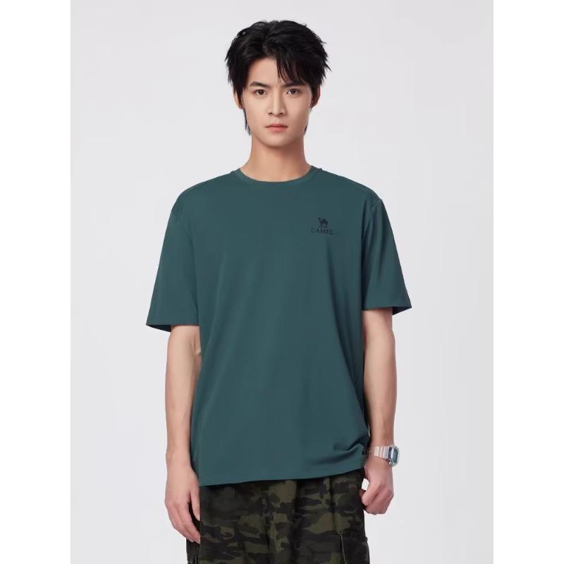Camel Men's Quick-Dry Round Neck T-Shirt