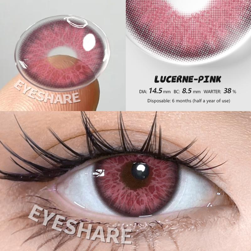 Eyeshare 1 Pair FLORENCE Series Eye Natural Looking Color Contact Lenses Cosmetic Contactlen