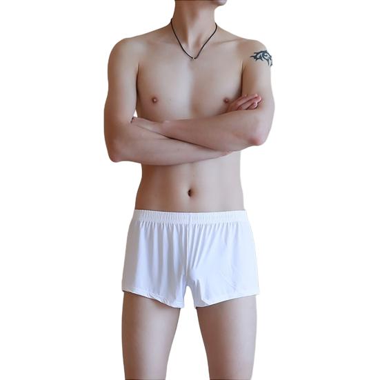 Men Boxer Underwear Low Waist Breathable Smooth Wiring Perfect Fit Shorts Panties