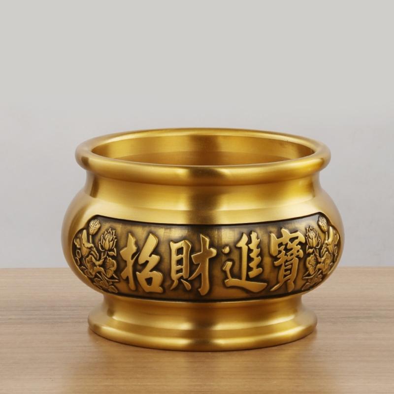 Brass Prosperity Incenses Burners Exquisites Home Decors Vintage Chinese Styles Incenses Holders Censers Ornament Bowl