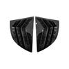 Fit For Honda Civic Senda 8th 2006-  2009 2010 Front Rear Side Window Blinds Trim Cover Louver Stickers Frame ABS Carbon Fiber