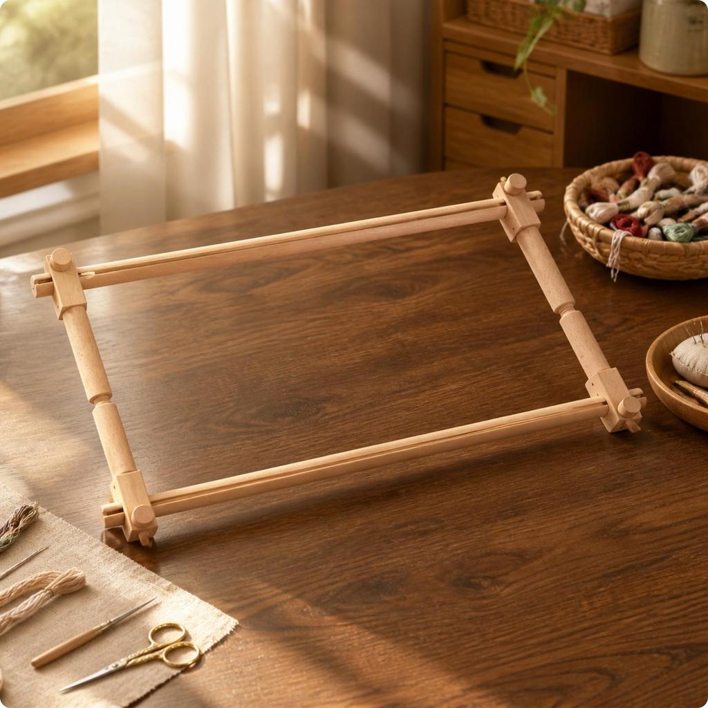 Cross-Stitch Frame Sturdy Freestanding Embroidery Stable Base