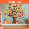 Thanksgiving Fall Season Maple Leaf Wall Stickers Paper Holiday Classroom Decor