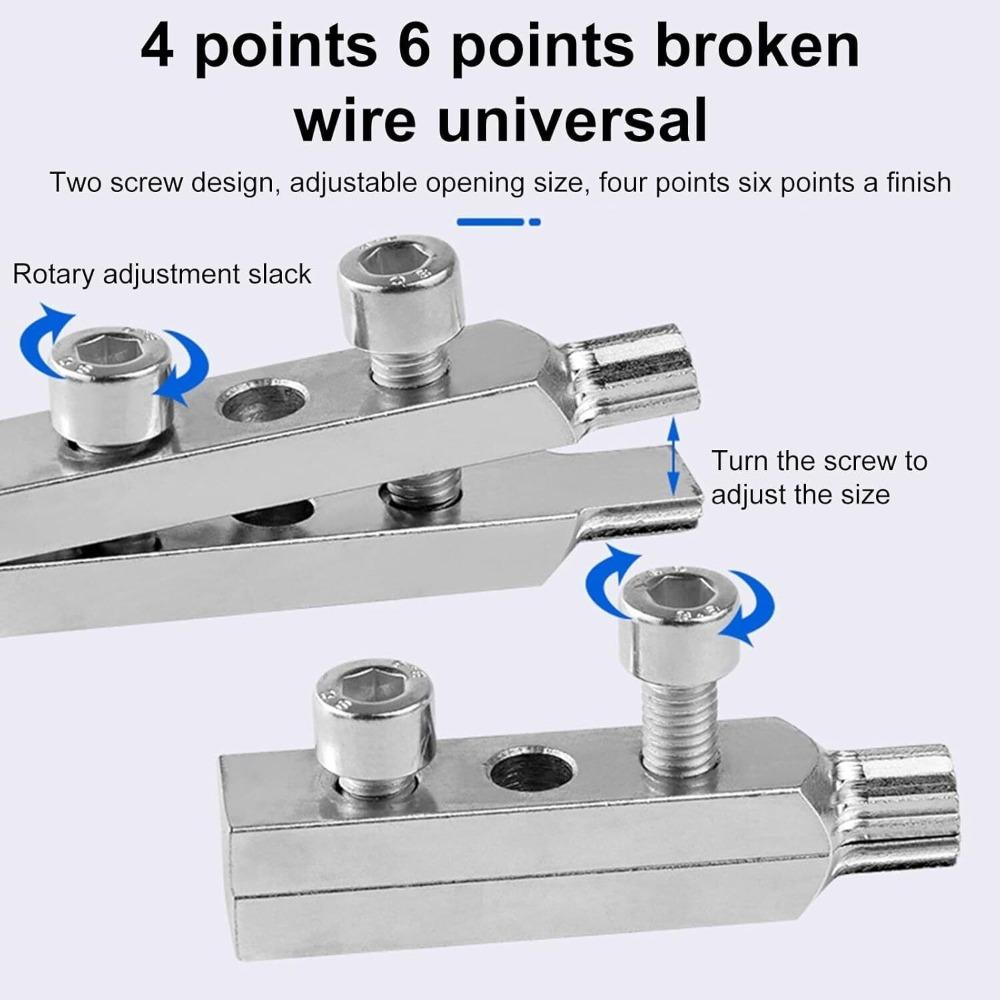 DIY Damaged Screw Extractor Set Multifunctional Broken Bolt Extractor Kit  for Men