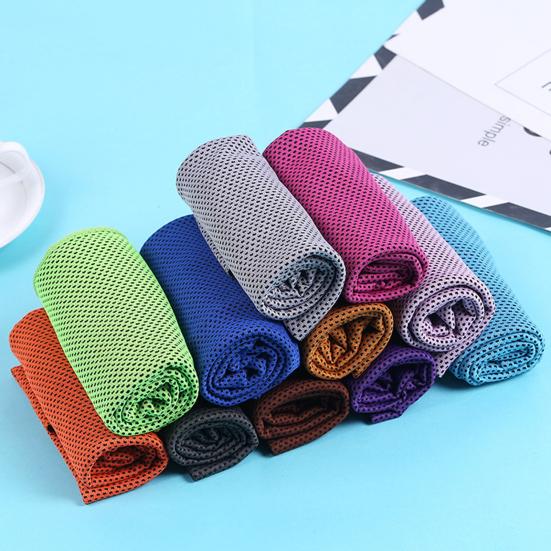 Cooling Fitness Towel Quick Drying Sweat Absorbing Breathable Large Rectangle Men Women Gym Yoga Workout Outdoor Sports Towel