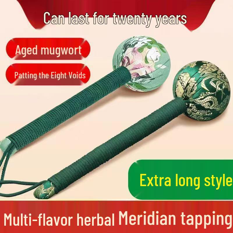 Enhanced Mugwort Neck, Shoulder, and Back Massage Hammer for Health and Relaxation