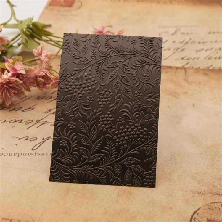 Textured Embossing Folder for Card Making Flower Leaf Pattern Scrapbooking Templates for Journal Photo Album Decoration