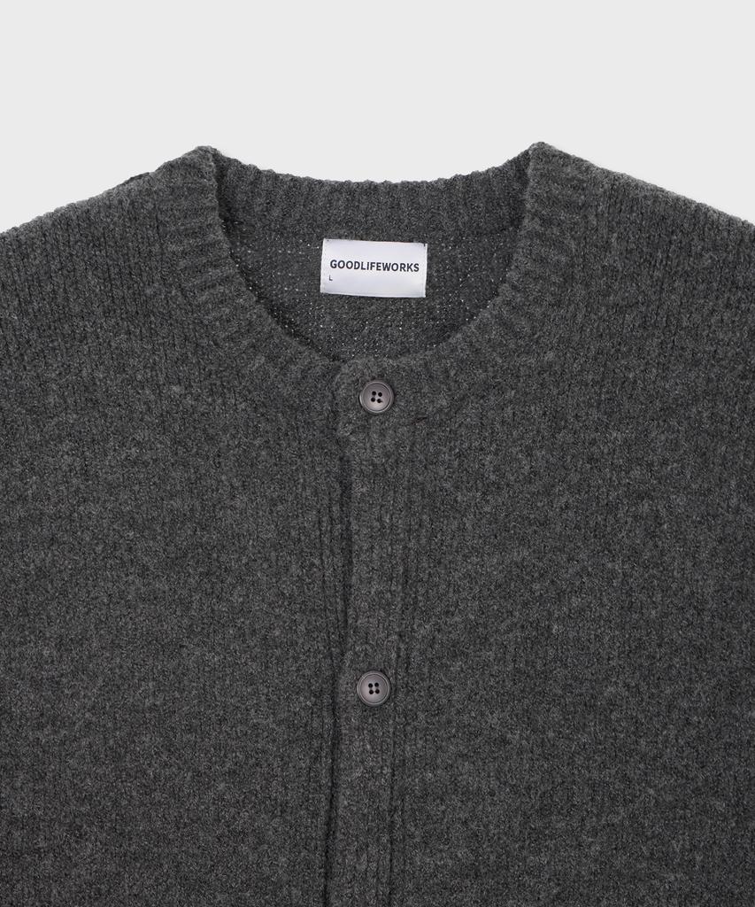 Glw Solid Hazzi Knit Cardigan Charcoal
