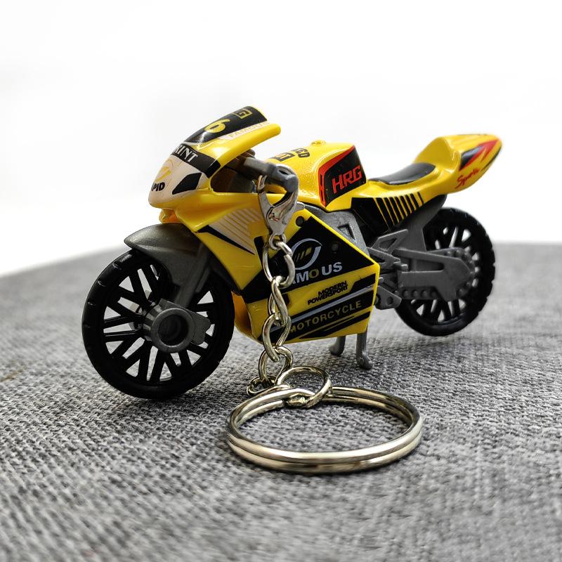 Simulation Motorbike Racing Car Alloy Car Model Children's Toys Crane Machine Toy Car Ornament Boy Toy Car For Children Gift