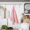 Pink Kitchen Accessories Towels, Chef was Cute Would Eat Here Again Dish Towels, Girly Cute Pink Chef Kithcen Decor