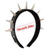 Rivets Headband Punk Headbands Rock Headwear Gothic Leather Hair Hoop Steampunk Rivets Hair Band Hairpieces for Party