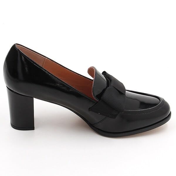 Lanvin en Bleu Ribbon Motif Heeled Size cm Women's Loafers, 2846, B-Glass, 22.0