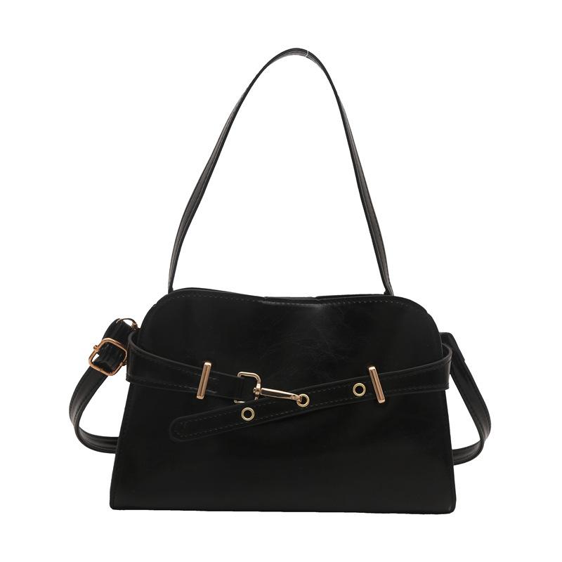 New shoulder bag 2025 spring and summer niche retro temperament women's shell bag fashion simple messenger high sense