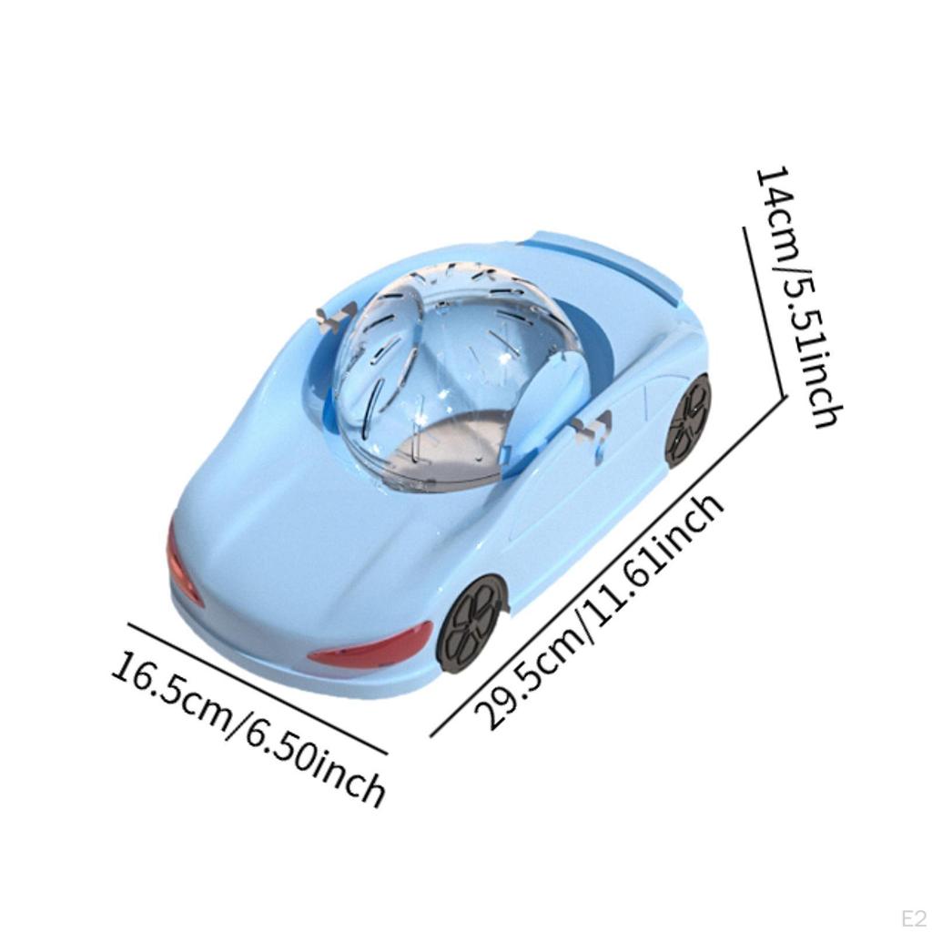Furz Spielzeugauto Hamster Übung Tragbares Rad Tragbar Lustig Abnehmbar Transparent für Maus