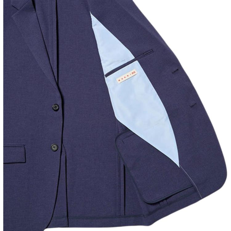Uniqlo X MARNI Tailored Jacket (Asia Sizing) Blue Unisex Streetwear 449585-68