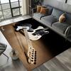 27 Style New 3D Fender Retro Guitar Instruments Music Carpet Rug for Living Room Bedroom Home Sofa Decoration,Non-slip Floor Mat