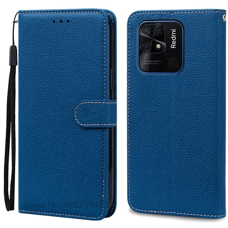 Pouzdro Redmi10C Pro Xiaomi Redmi 10C Pouzdro Měkké Kožené Peněženkové Odklápěcí Pouzdro Pro Redmi 10C Pouzdro 10 C Knižní Kryty na Telefon Coque Fundas