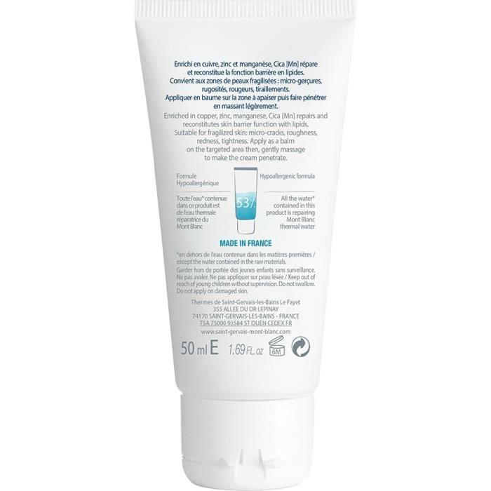 Crème Cica-MN Eau thermale SAINT GERVAIS Mont Blanc Spécifique - 50 ml