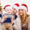 6/1pcs Plush Christmas Hat Red Santa Hat for Adults Kids Unisex Festival Fluffy Caps Xmas New Year Party Decoration Supplies