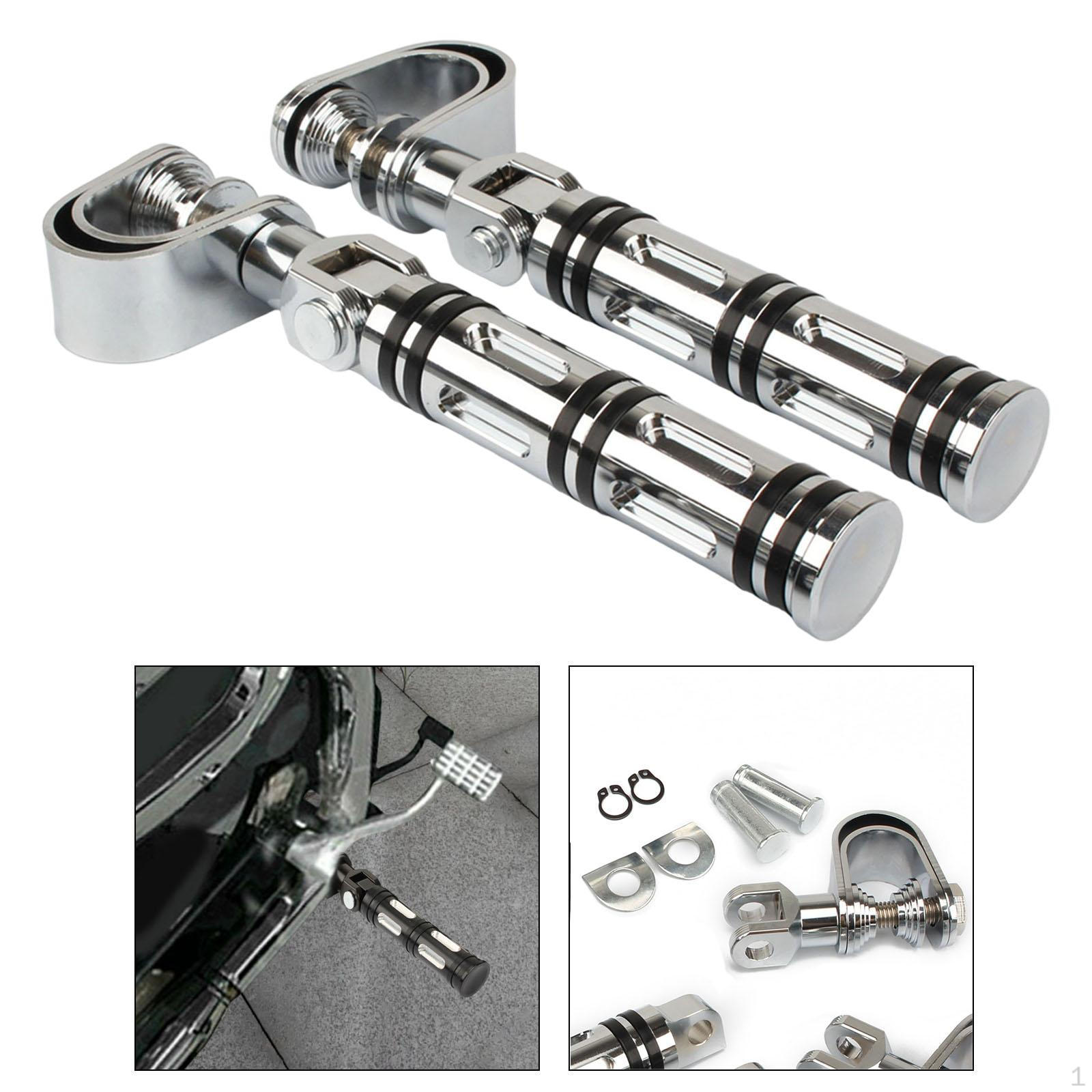 

Кронштейн подножки для модифицированных многофункциональных задних педалей 25-32 мм, сменные подножки серебряный