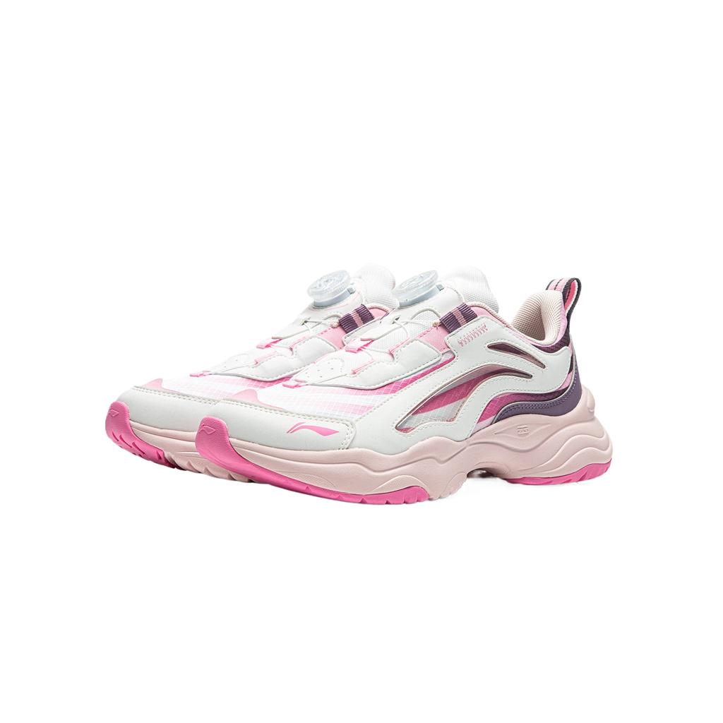 Li Ning Kids Sports Lifestyle Series Synthetic Leather Fabric Fashion Classic Versatile Comfortable Casual Shoes Kids Casual Shoes YKCV202-14