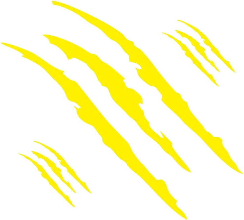 Naklejki ślady pazurów samochodu zestaw Uniwersalne winylowe naklejki na reflektory samochodowe, maskę, naklejki dekoracyjne na karoserię, hurtownia akcesoriów samochodowych