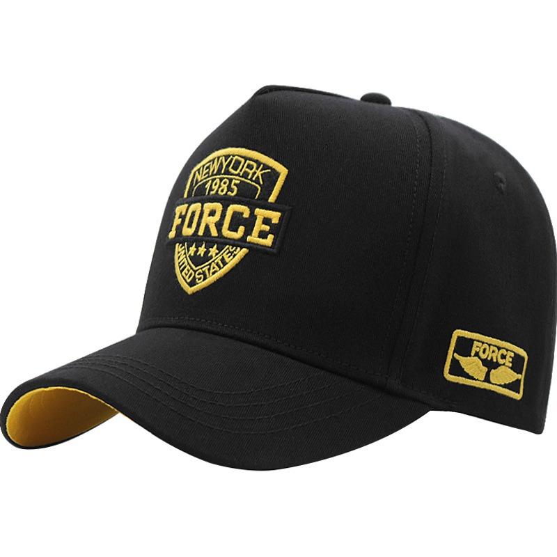 Big head circumference high top hat men's baseball cap spring and autumn embroidery truck hat