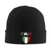 Olaszország Olasz Zászló Italia Kalap Ősz Tél Sapkák Beanies Meleg Sapka Uniszex Akril Sapkak