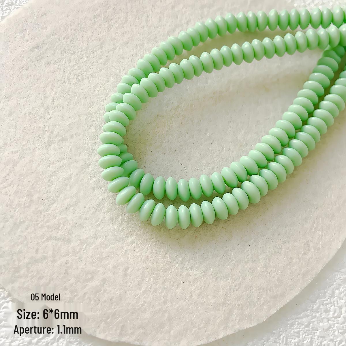 

Aoyama Festival Moon Lampwork Glass Beads DIY Jewelry Bracelet Materials