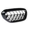Helle schwarze Frontstoßstangen-Kühlergrill für BMW 3er & 5er F30 2018-2020