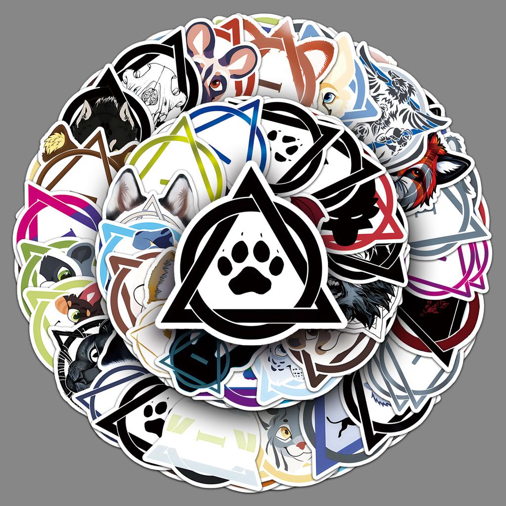 50 Graffiti Stickers Personalized Creative Decoration Mobile Phone Water Cup Suitcase DIY Stickers