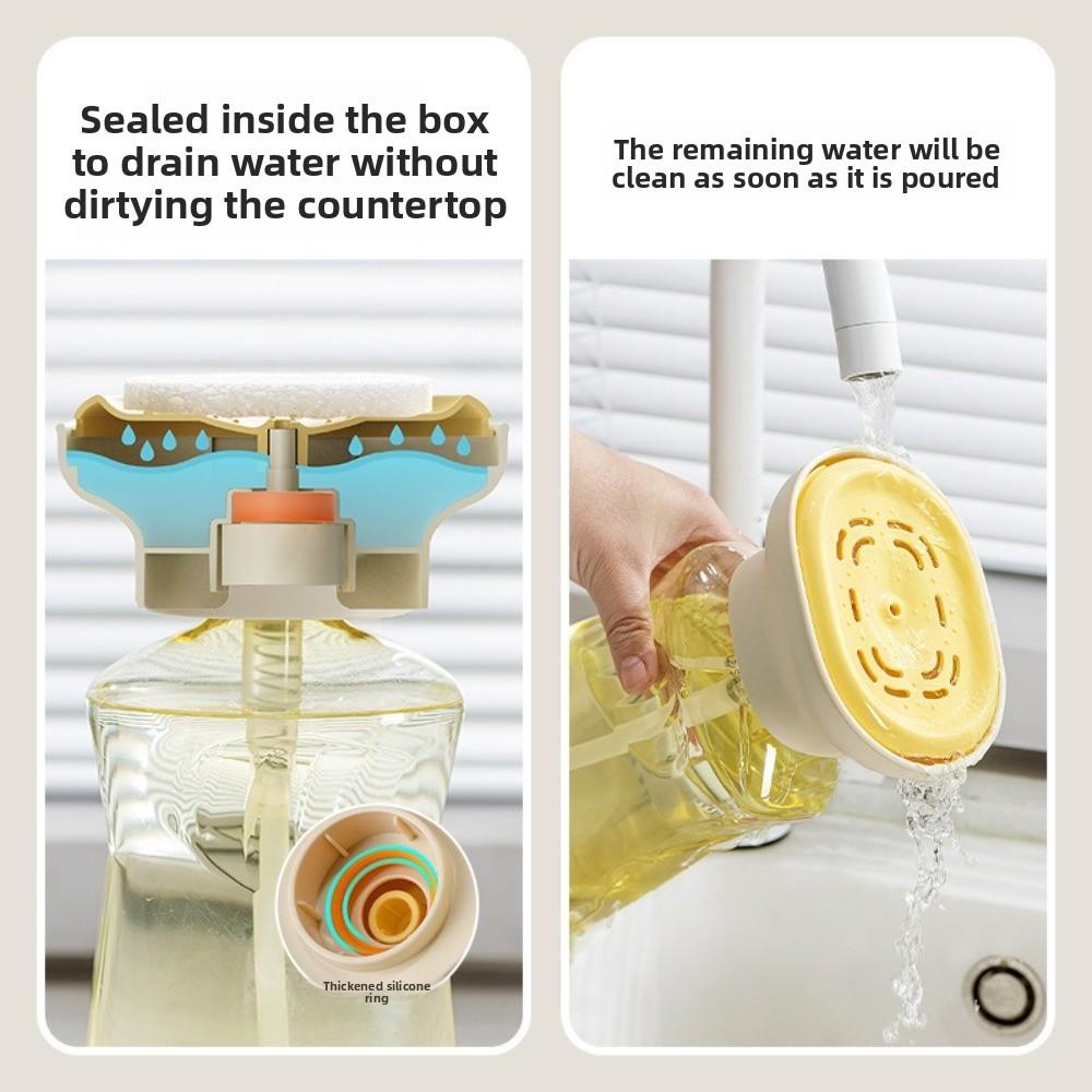 3PCS Portable Dishwashing Liquid Presser Plastic Dishwashing Liquid Dispenser  Camping