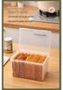 Transparent Food-grade Plastic Storage Box with Lid for Bread & Cereal