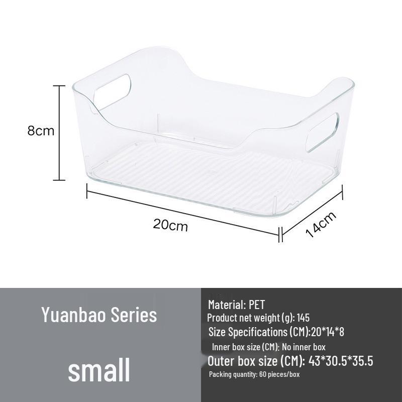 Food-Grade Refrigerator Storage Box with Lid for Kitchen Items