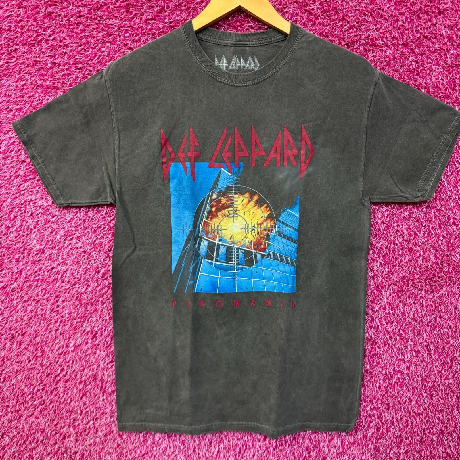 Def Leppard Pyromania Album Cover Art Metal Band Tee SM S