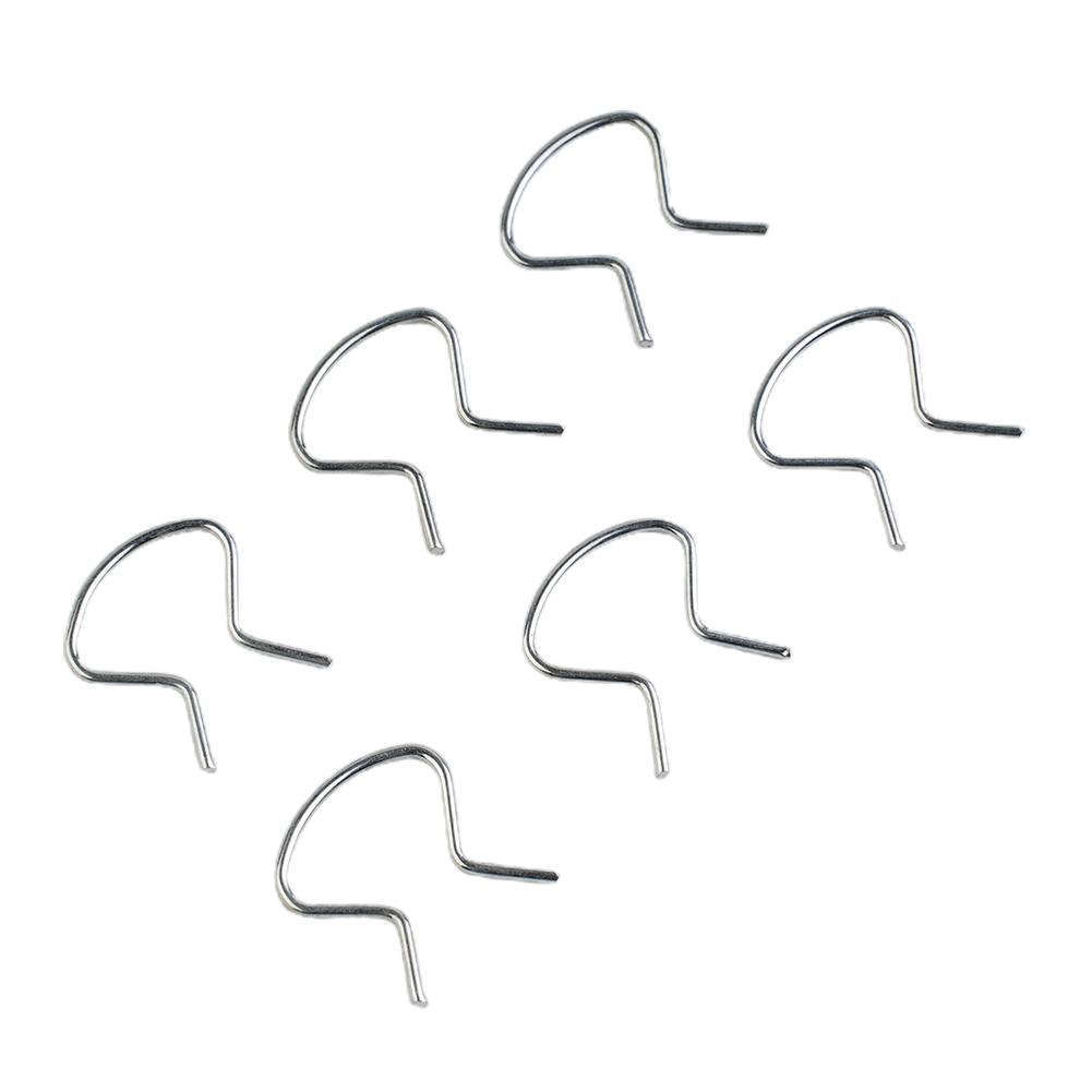 Horseshoe Clips Plastic Right Sliver Zinc Plated 2288