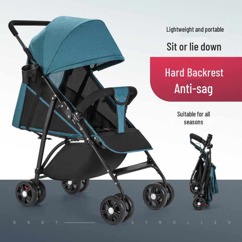 Kaufe Leichter tragbarer faltbarer Kinderwagen, umwandelbar mit vier Rdern  zum Preis ab 14 | Joom