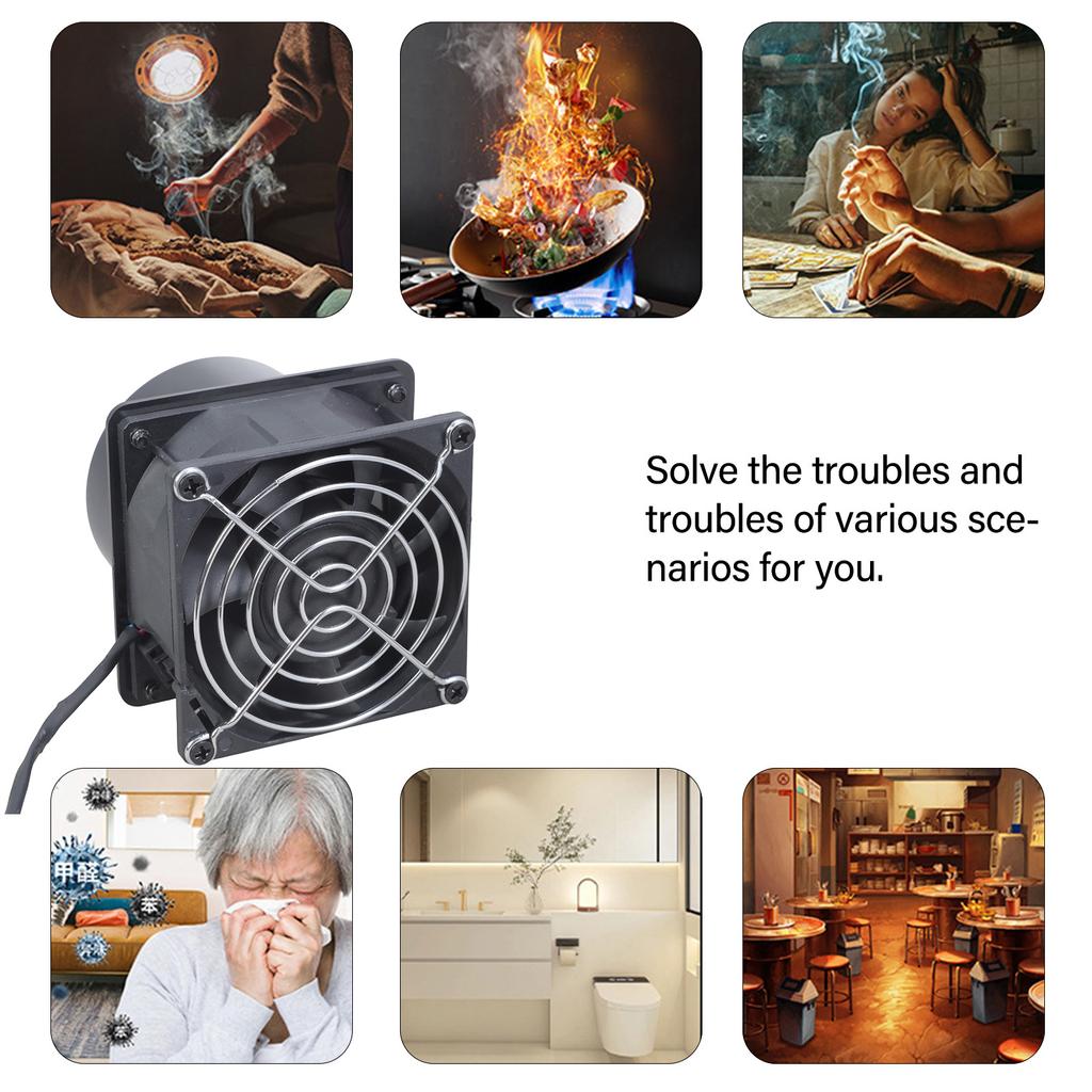 12V 80mm Hochluftstrom Abluftventilator für 3D-Druckergehäuse Effiziente Belüftung und Lötrauchabsaugung Projekt