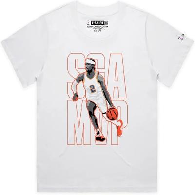VOICEART Shai SGA The MVP Sports Graphic Tee for OKC Basketball Fans Short Sleeve T-Shirt for Men and Women