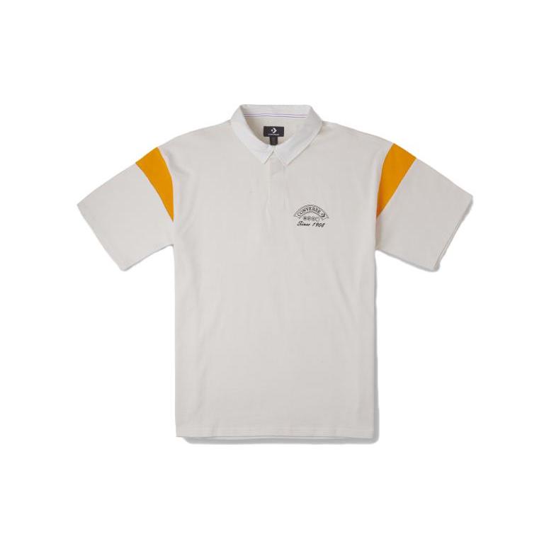 

New Converse T Shirts Men s White 10026173-A01 2XL