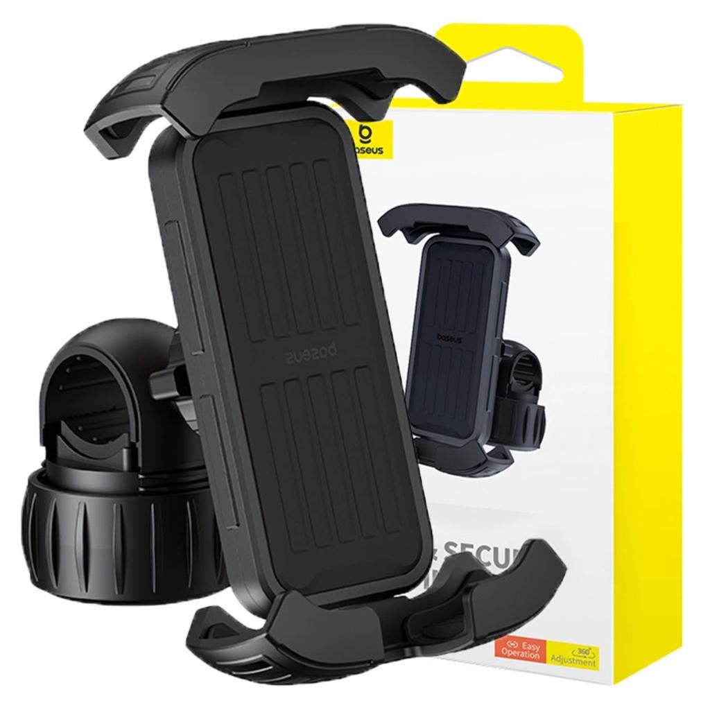 Uchwyt Rowerowy Baseus Quickgo Do Telefonów (Czarny)