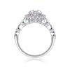 Factory Price Jewelry New Design Luxury S925 Silver Women Fine Rings 3ct Marquise Cut Moissanite Ring
