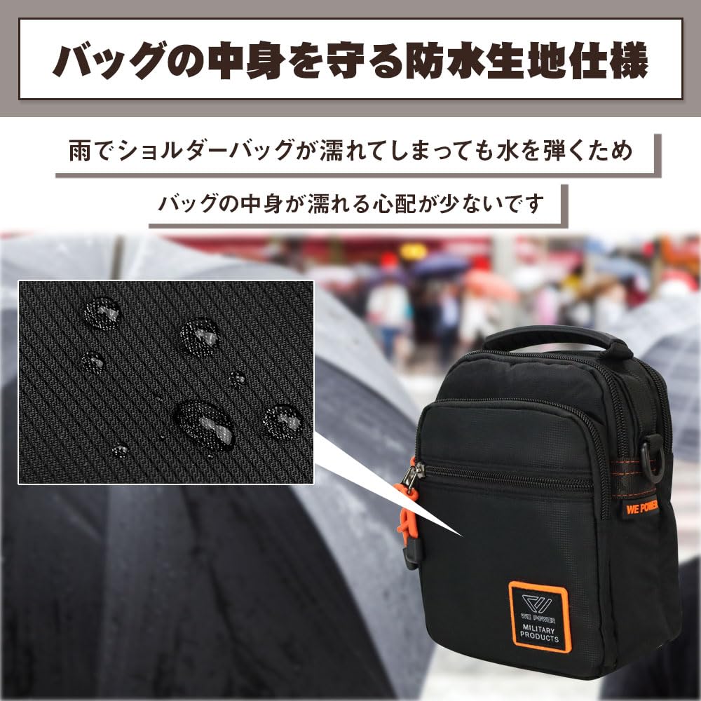 Shoulder Bag with Handle and Multiple Perfect for Outdoor and As a Waist Pouch Pockets, Activities, Travel, Shopping,