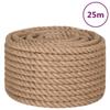 VidaXL Corde de jute 25 m de long 20 mm d'épaisseur 153764