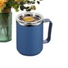 450ml Stainless Steel Mugs Insulated Coffee Mug With Handle And Lid Double Wall Vacuum Travel Mug For Office Outdoor Thermos cup