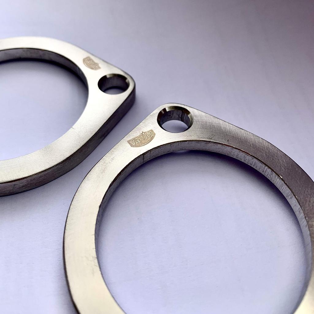 VANJOY Exhaust Flange Kit for Evolution Big Twin Cam Heavy (Metallic) Harley-Davidson 1984-2023 Touring, Dyna, Softail, Sportster, Twin, Evolution,