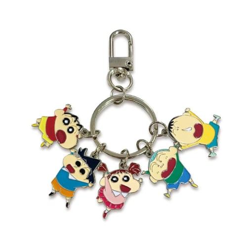 Toshinpack Crayon Shin-chan 5-Piece Key Ring (Kasukabe Defense Force 2) KS-KR042