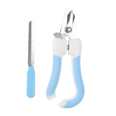 Taotao Pet Hook Comfortable Pet Nail Scissors with File Plastic Dog Nail Scissors, Small